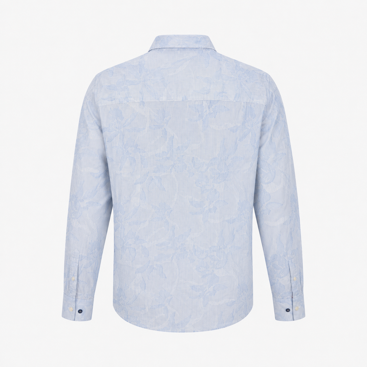 Cămașă N.Z.A. albastru deschis cu model floral discret