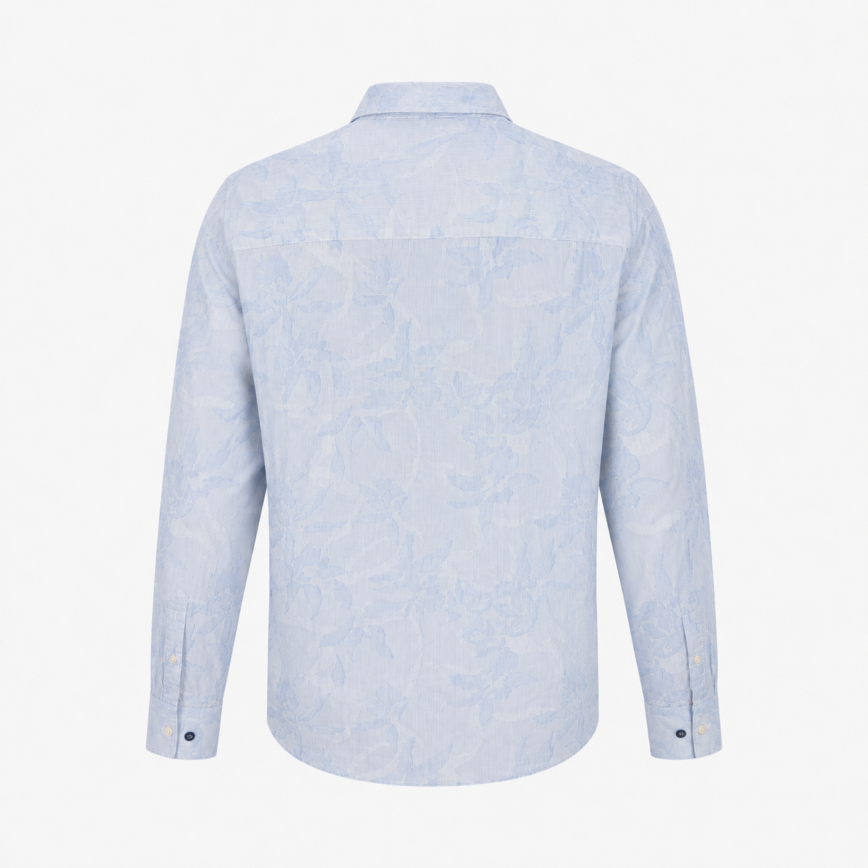 Cămașă N.Z.A. albastru deschis cu model floral discret