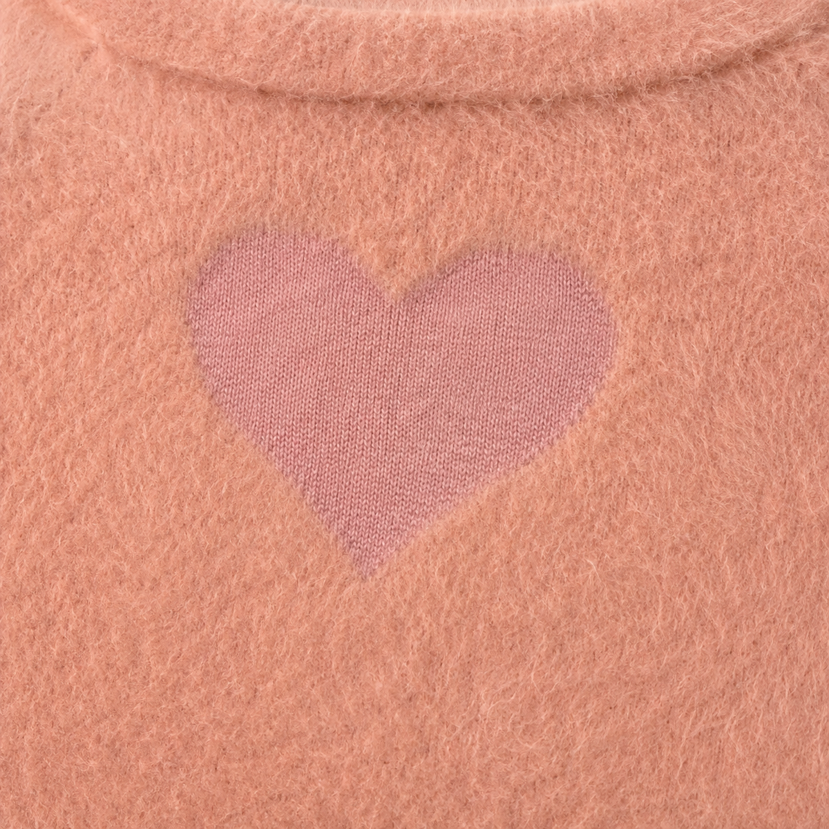Pulover Twinset Simona Barbieri pufos cu inimă la spate