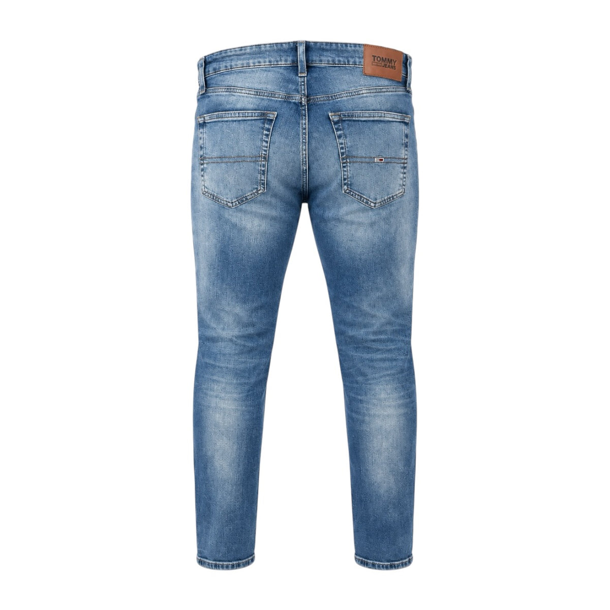 Blugi Tommy Jeans Austin Slim Tapered albastru deschis