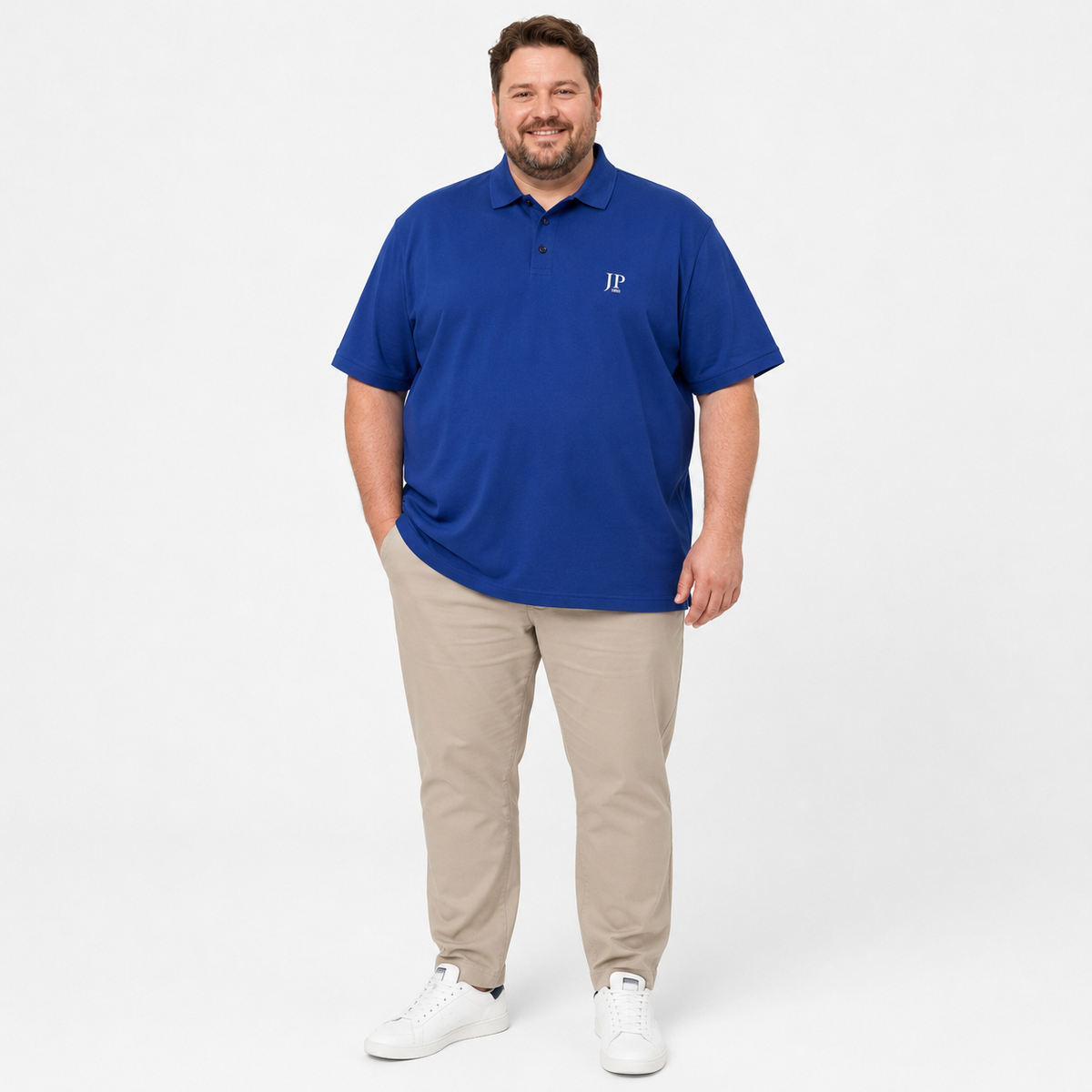 Tricou polo JP 1880 albastru roial