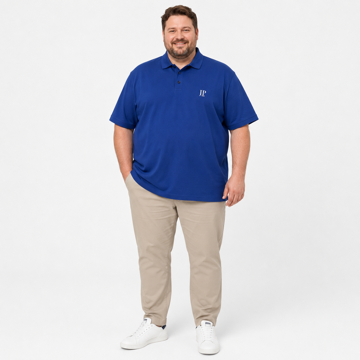 Tricou polo JP 1880 albastru roial