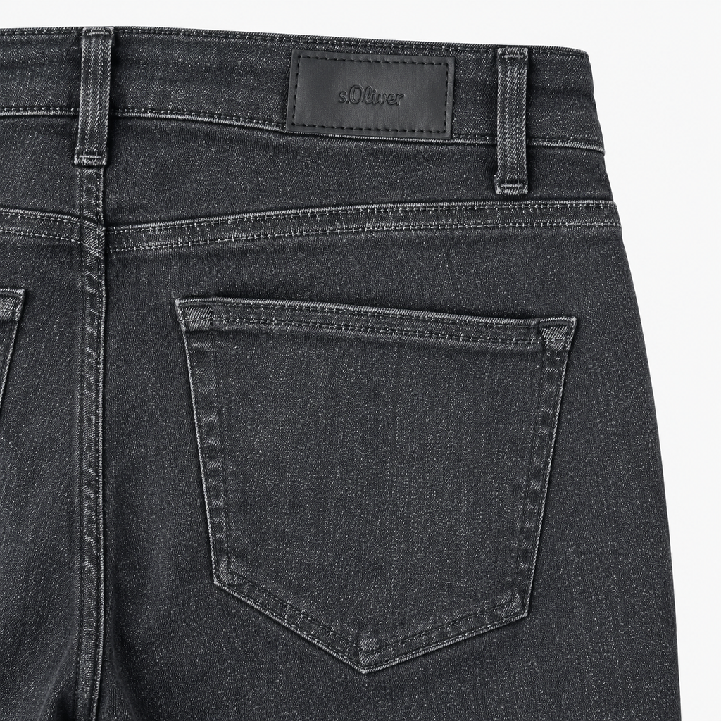 Blugi s.Oliver Anny gri închis High Rise Super Skinny