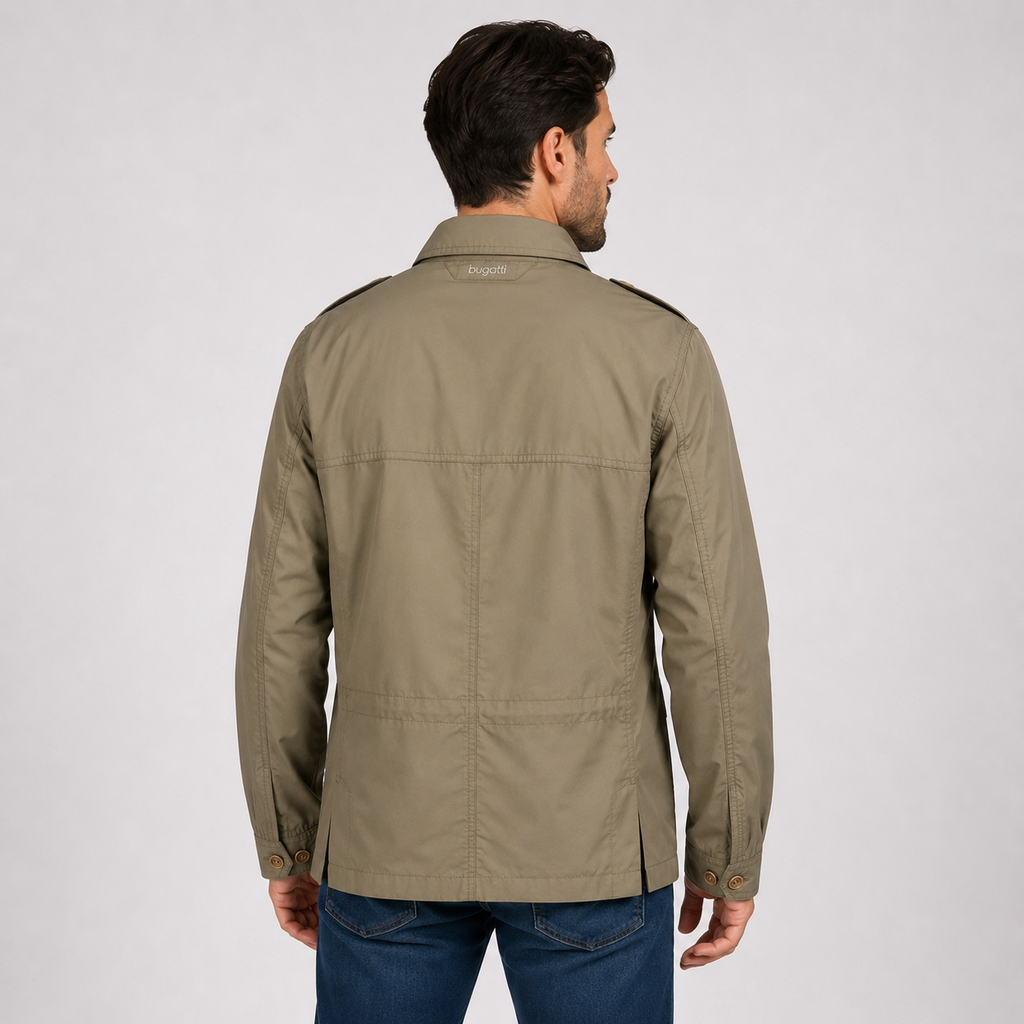 Jachetă Bugatti tip field jacket cu buzunare utilitare