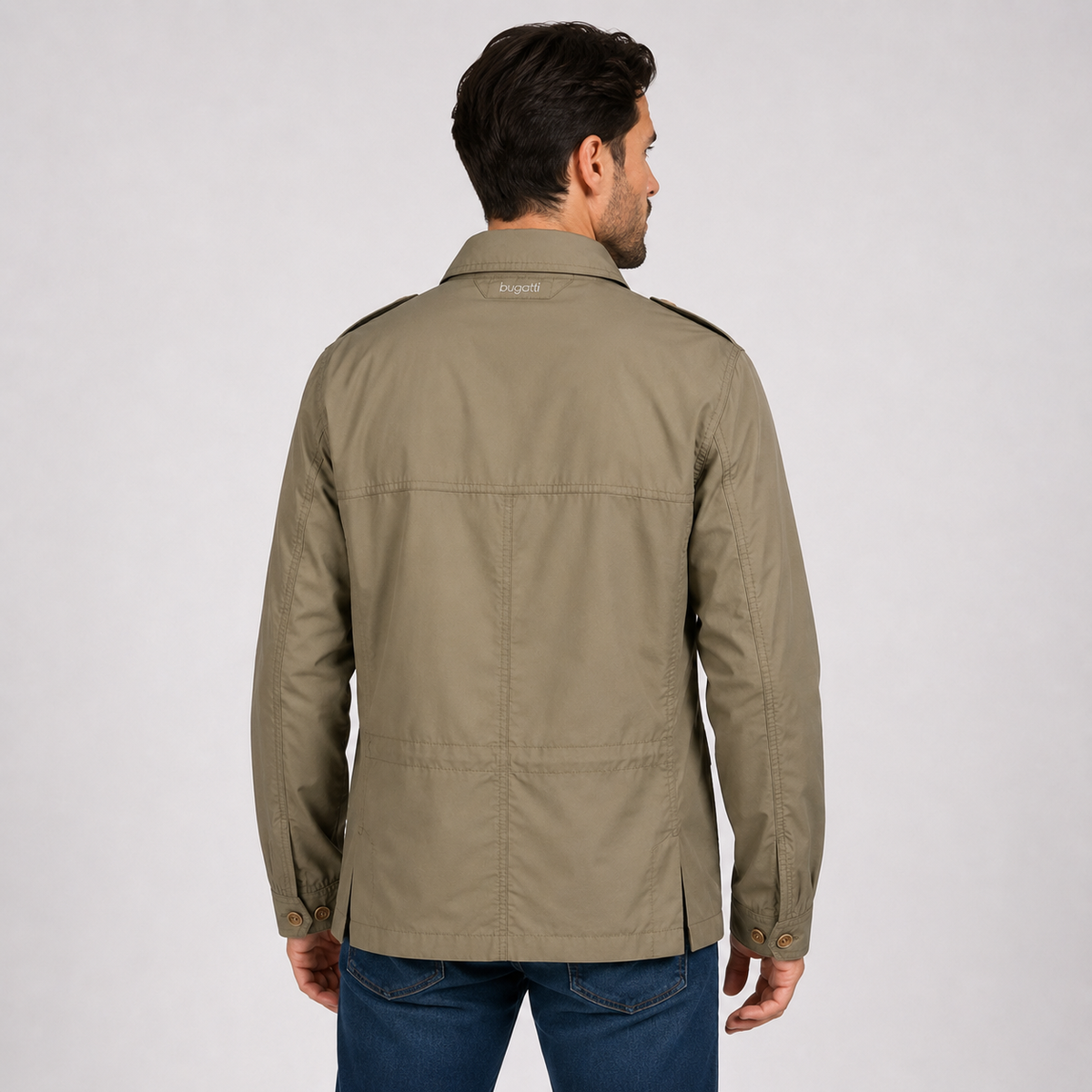 Jachetă Bugatti tip field jacket cu buzunare utilitare
