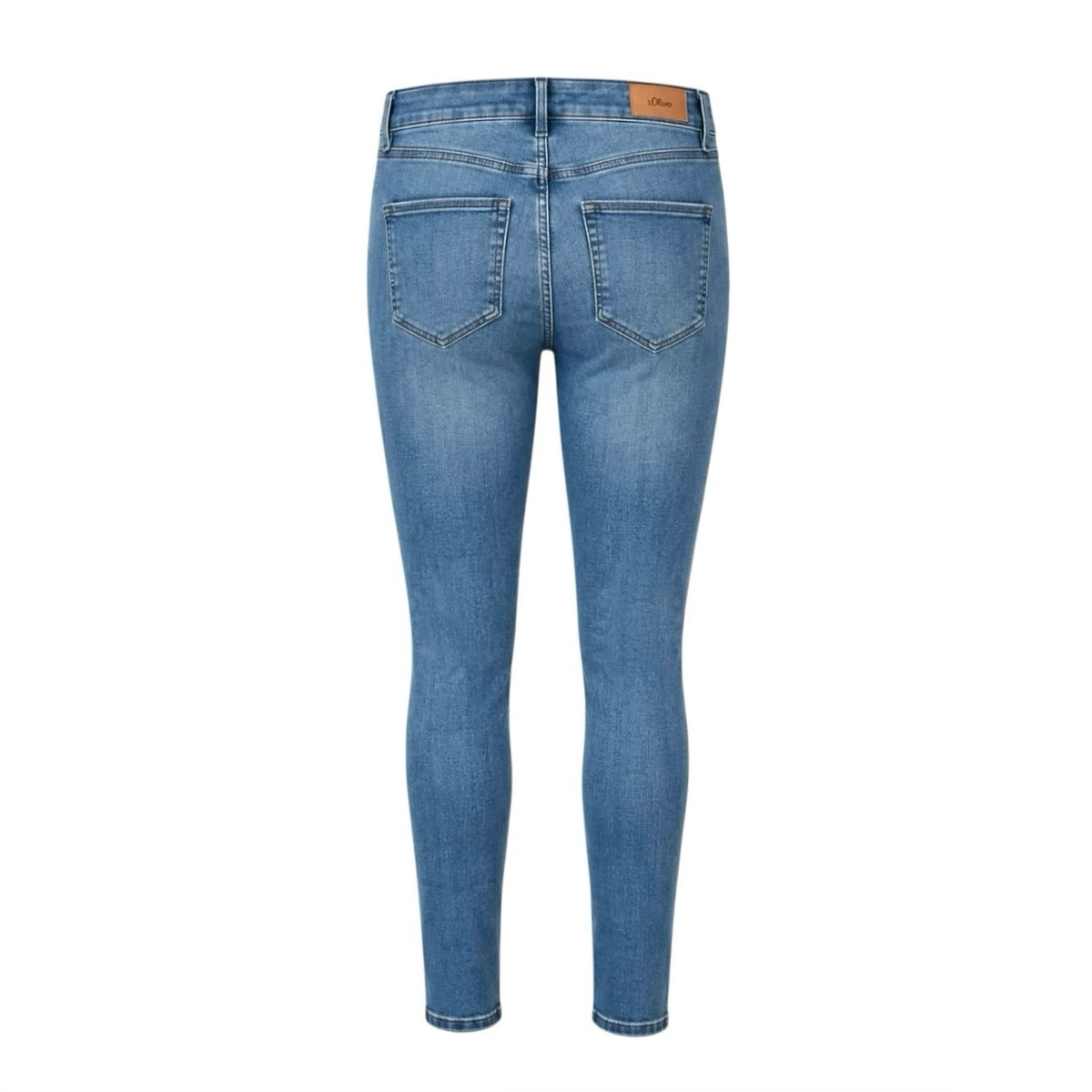 Blugi s.Oliver Izabell albastru deschis skinny mid rise