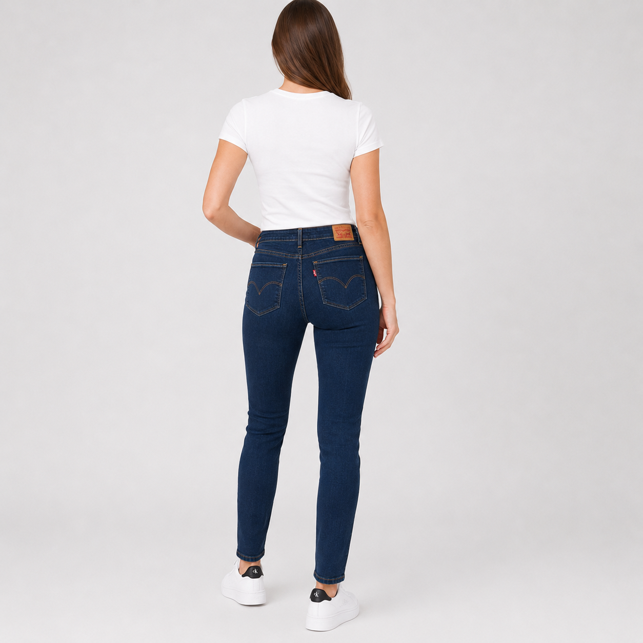 Blugi Levi’s 712 Slim albastru închis