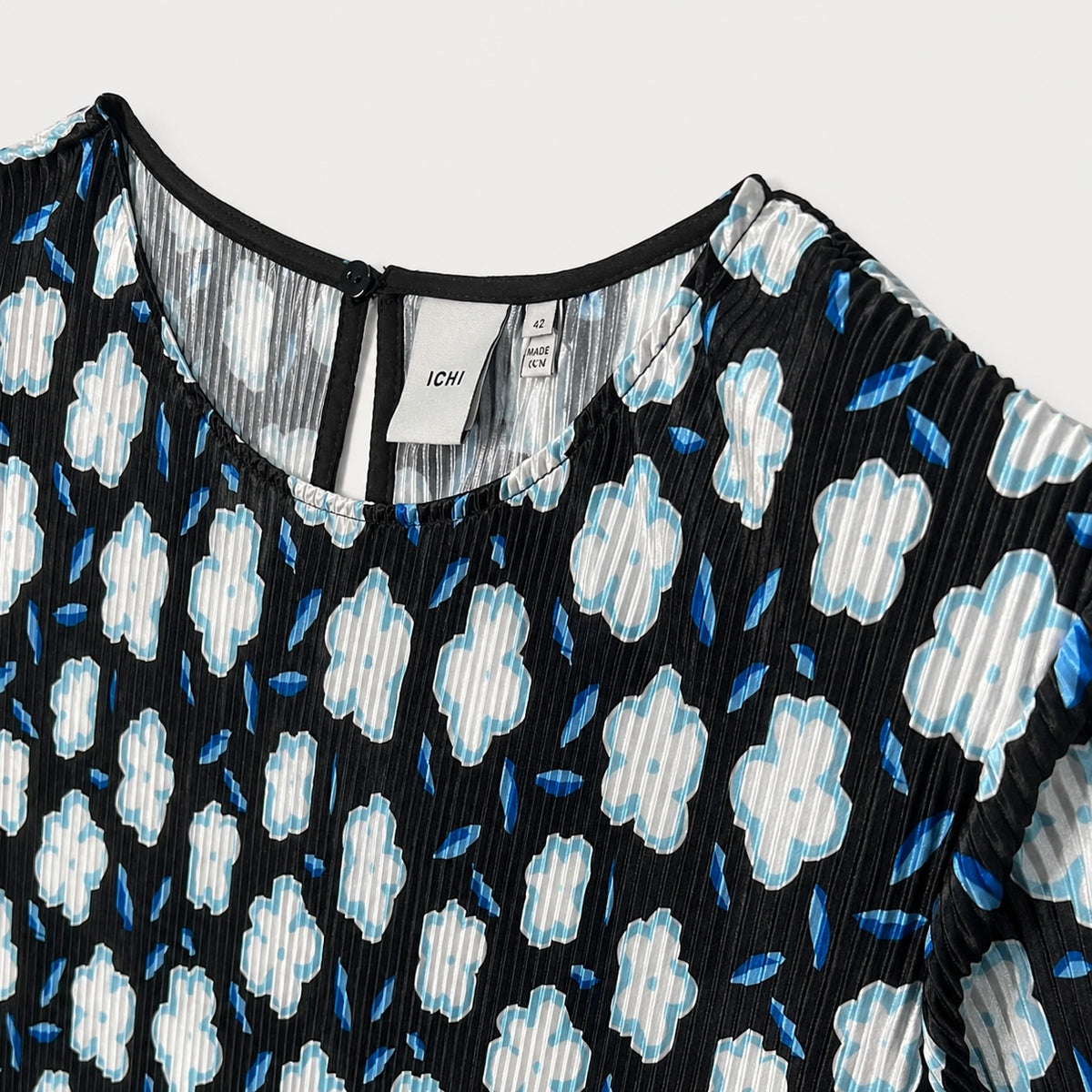 Rochie ICHI plisată cu print floral