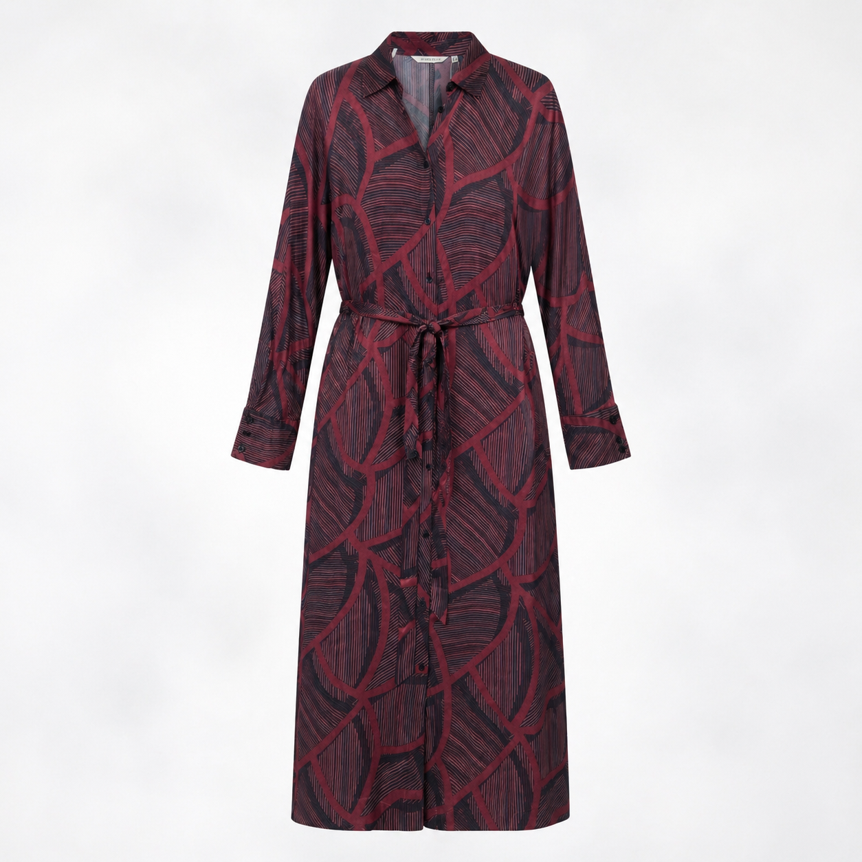 Rochie cămașă Tom Tailor cu imprimeu abstract