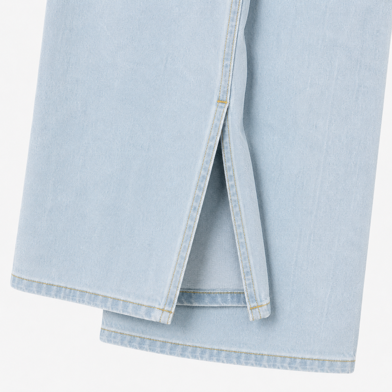 Blugi Review albastru deschis wide leg
