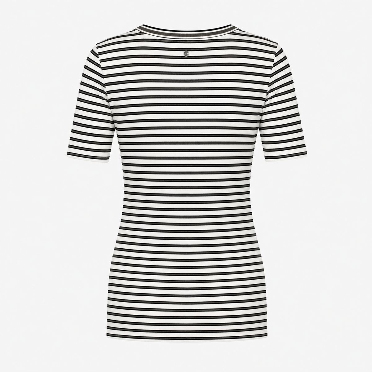 Tricou Taifun alb cu dungi negre