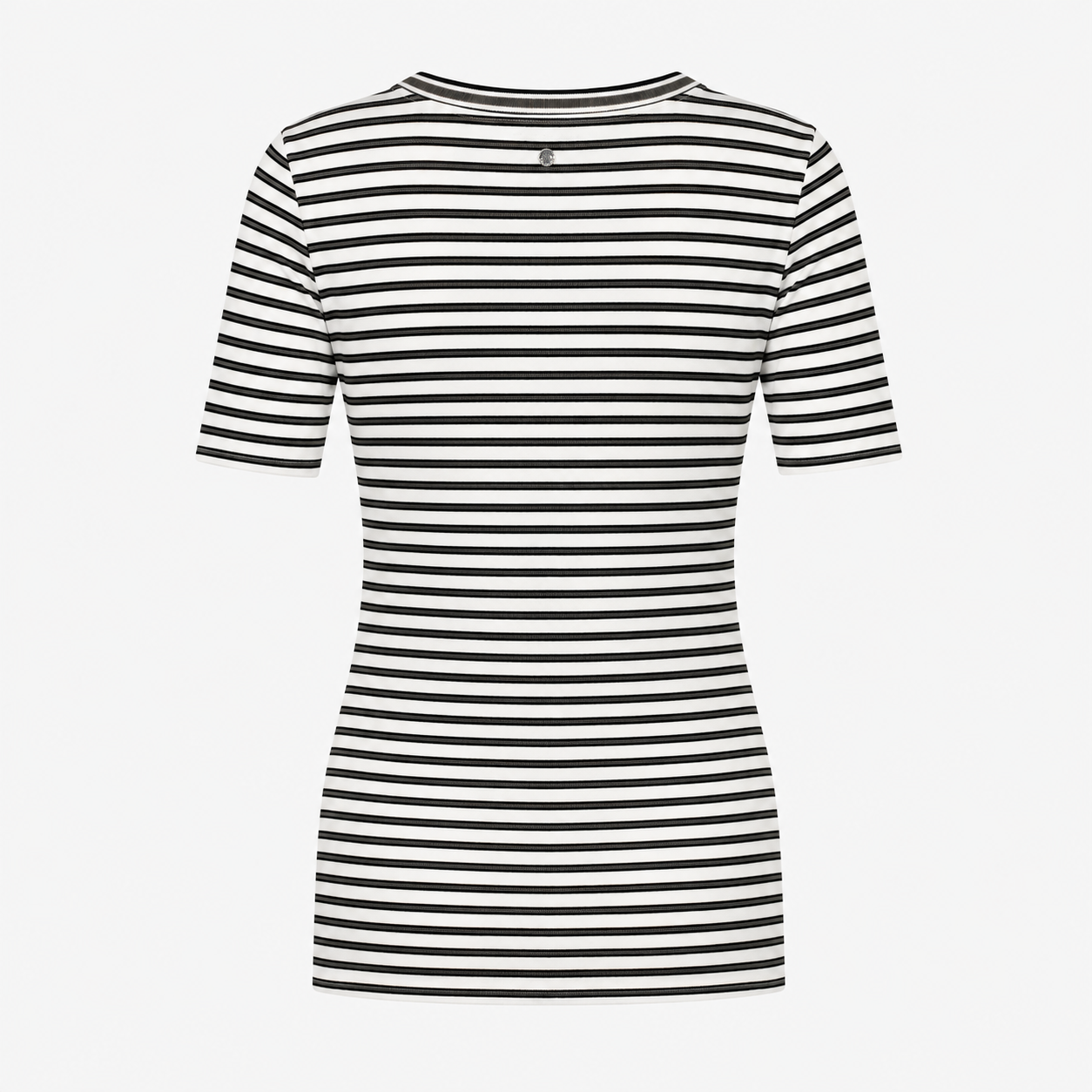 Tricou Taifun alb cu dungi negre