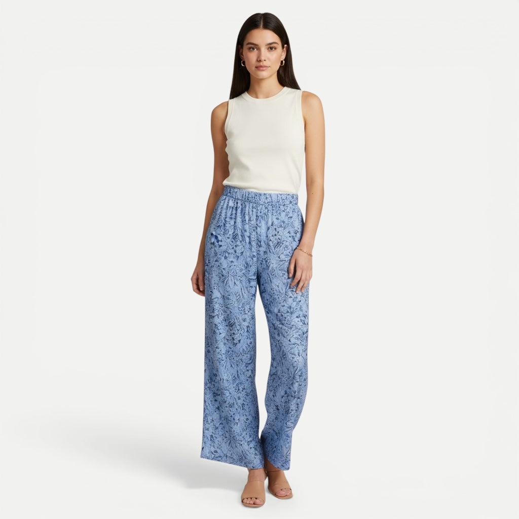 Pantaloni Peppercorn Albastru