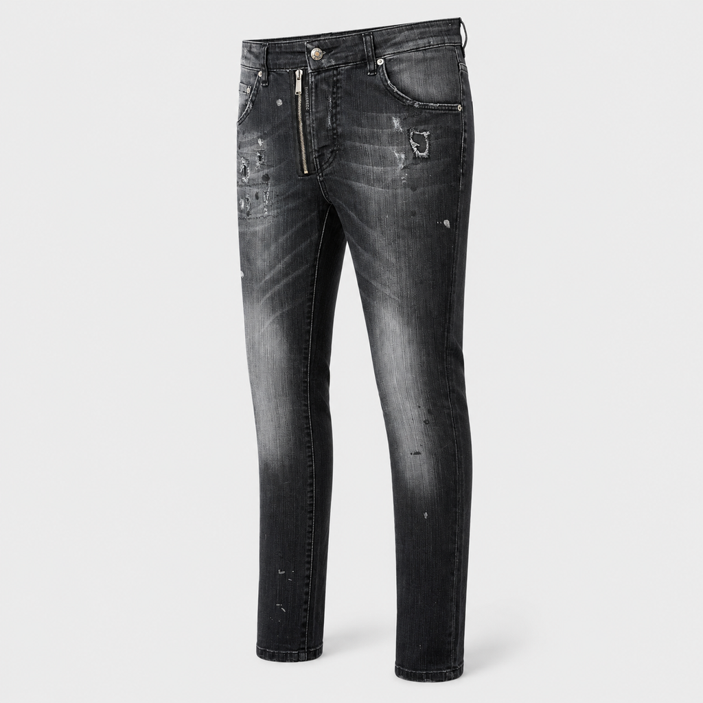 Blugi Dsquared2 Cool Guy negri distressed