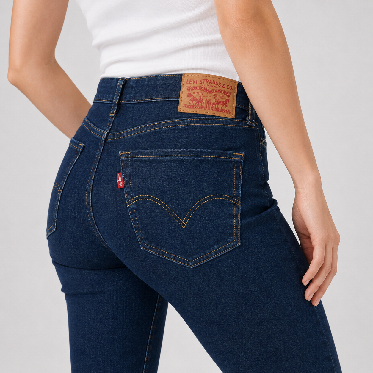 Blugi Levi’s 712 Slim albastru închis