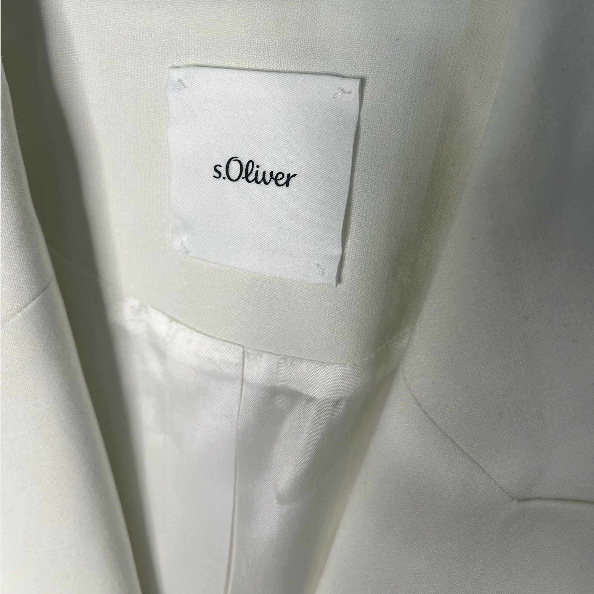 Sacou s.Oliver Black Label Elegant Alb