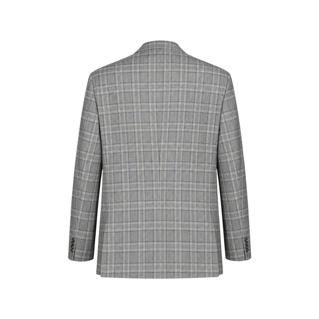 Sacou Corneliani CC Collection gri din lână virgină