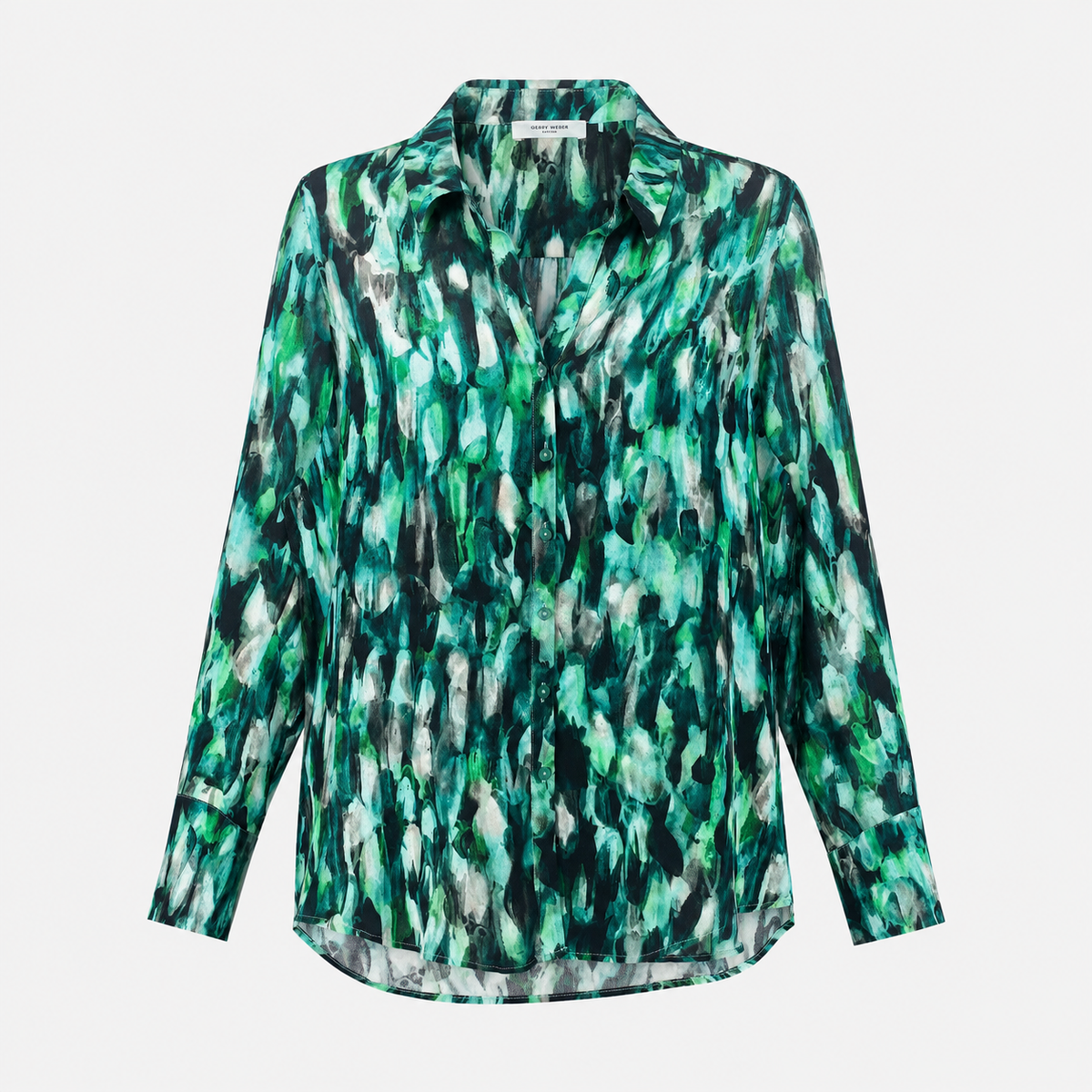 Bluză Gerry Weber Edition cu imprimeu abstract verde
