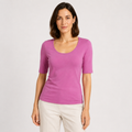 Tricou s.Oliver roz cu decolteu rotund