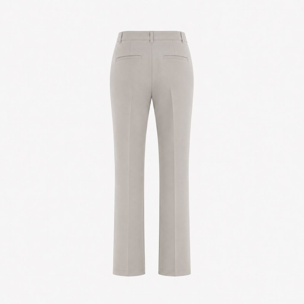 Pantaloni s.Oliver Rachel gri bej regular fit