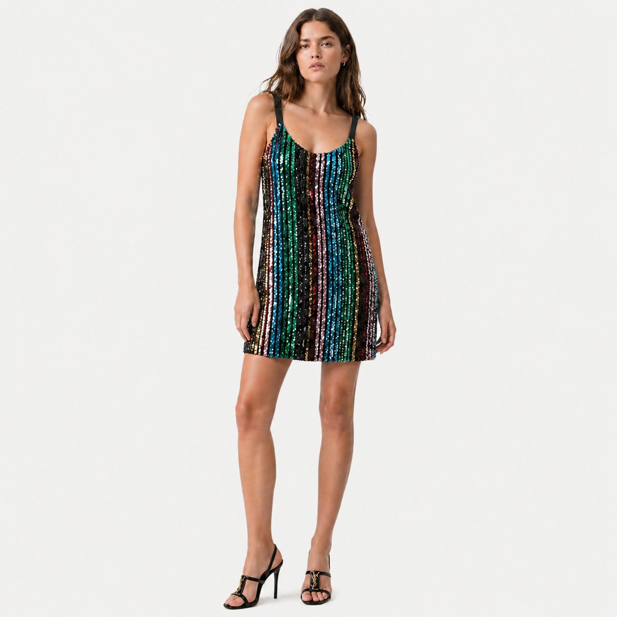 Rochie mini cu paiete multicolore Pimkie