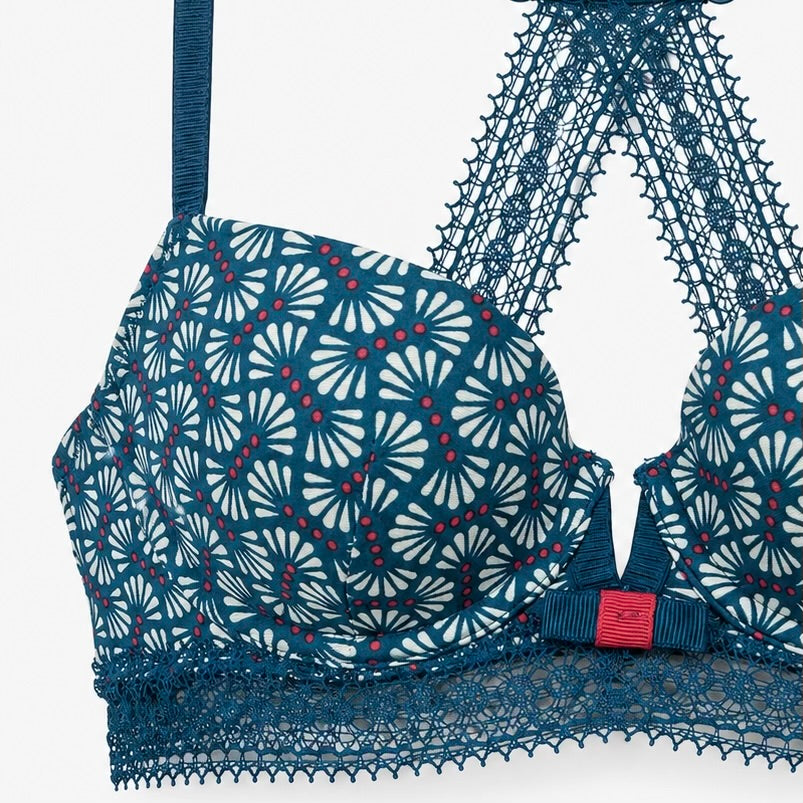 Sutien Jardin Secret cu burete și broderie