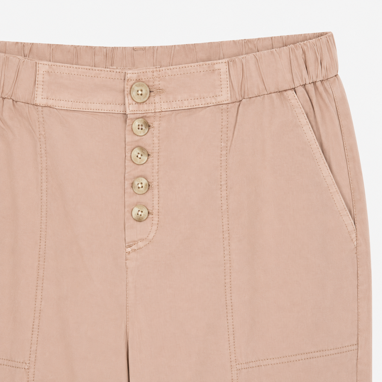 Pantaloni edc by Esprit roz pudrat jogger