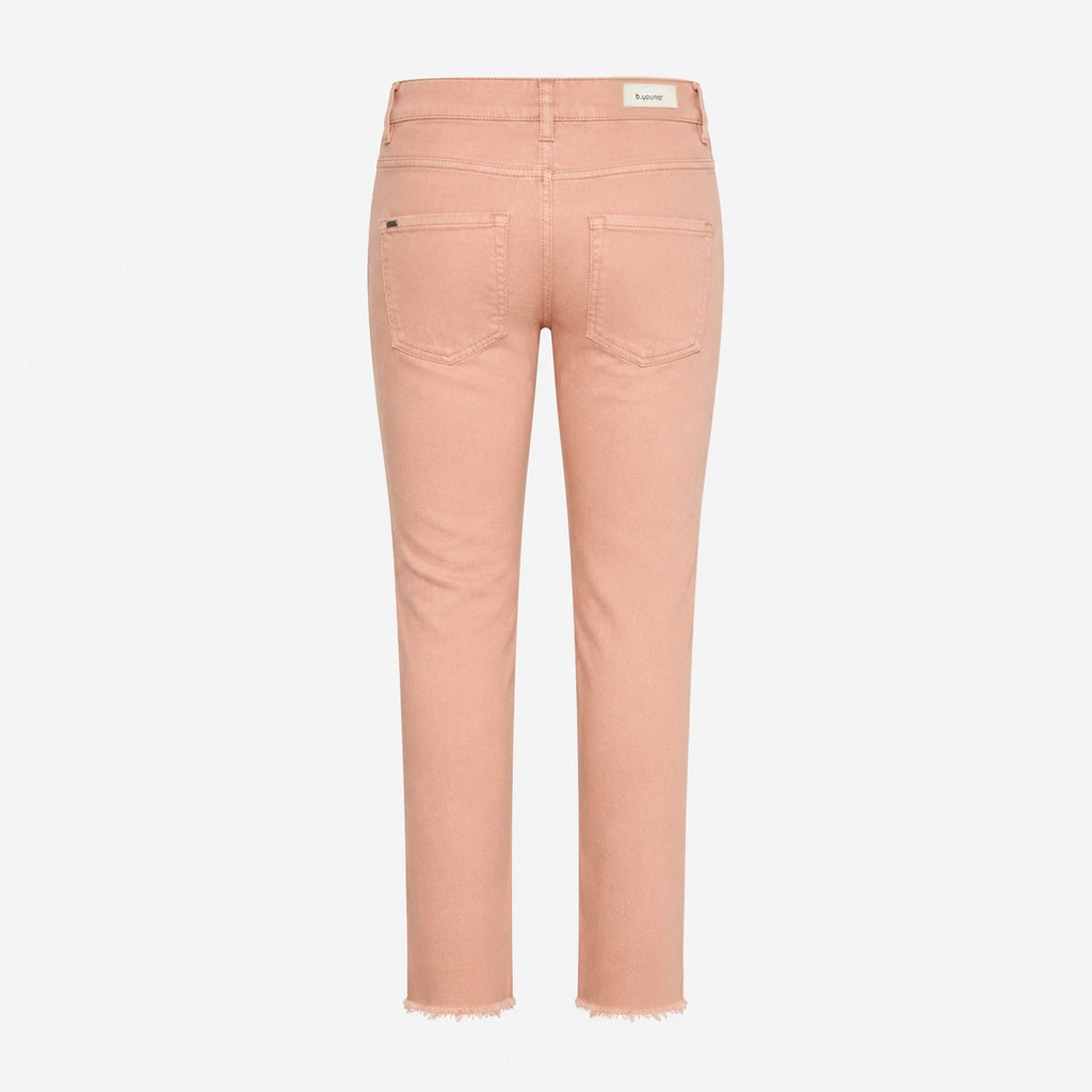 Blugi b.young Kato roz coral high waist