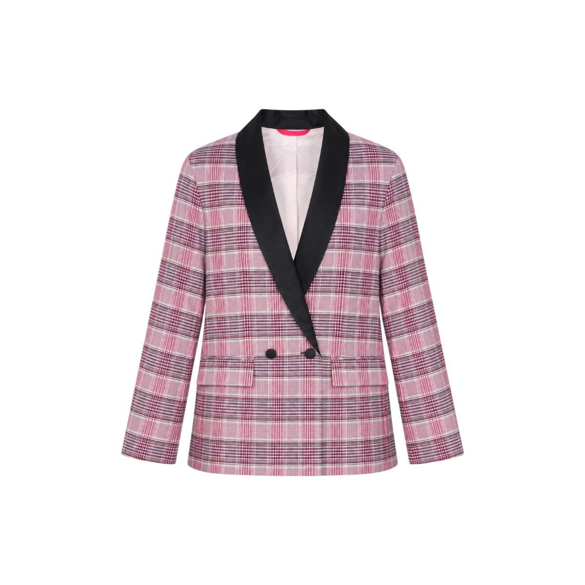 Sacou GANT Longline Tuxedo Love Potion în carouri