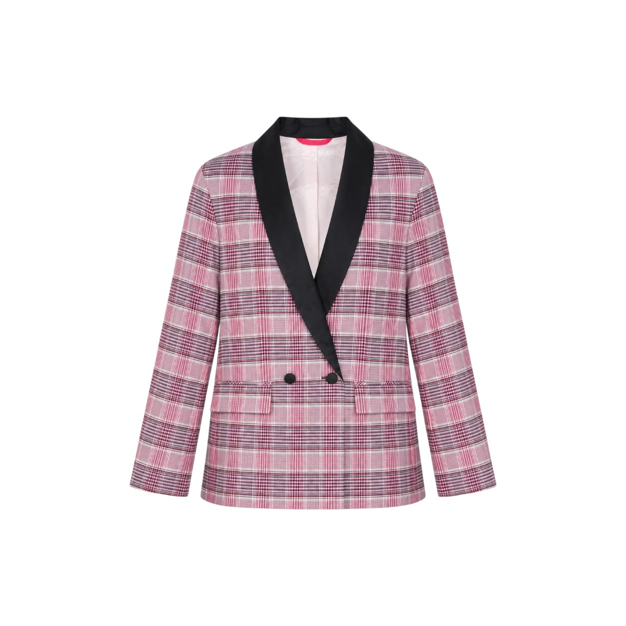 Sacou GANT Longline Tuxedo Love Potion în carouri