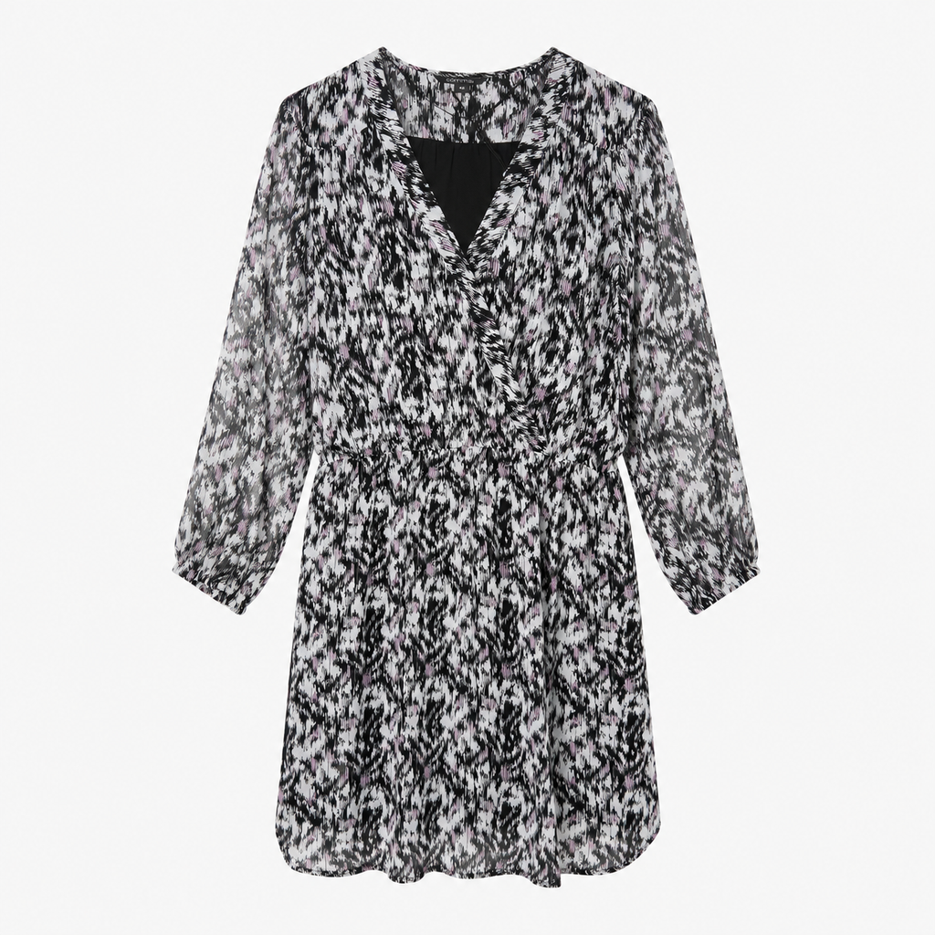 Rochie Comma petrecută cu imprimeu abstract