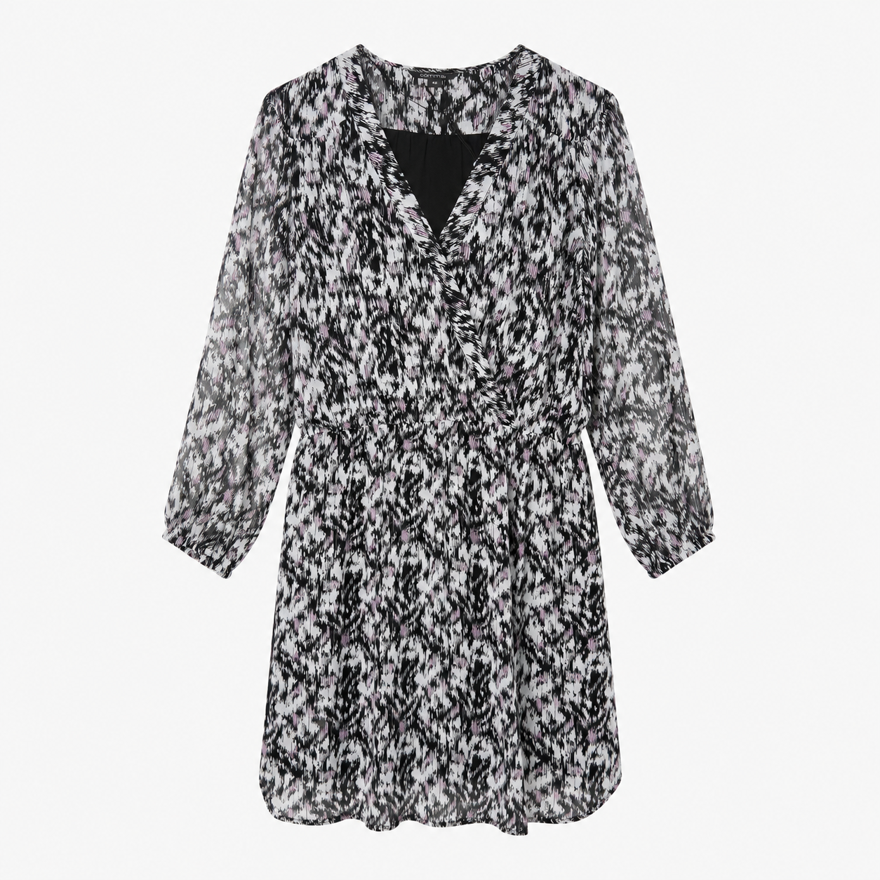 Rochie Comma petrecută cu imprimeu abstract