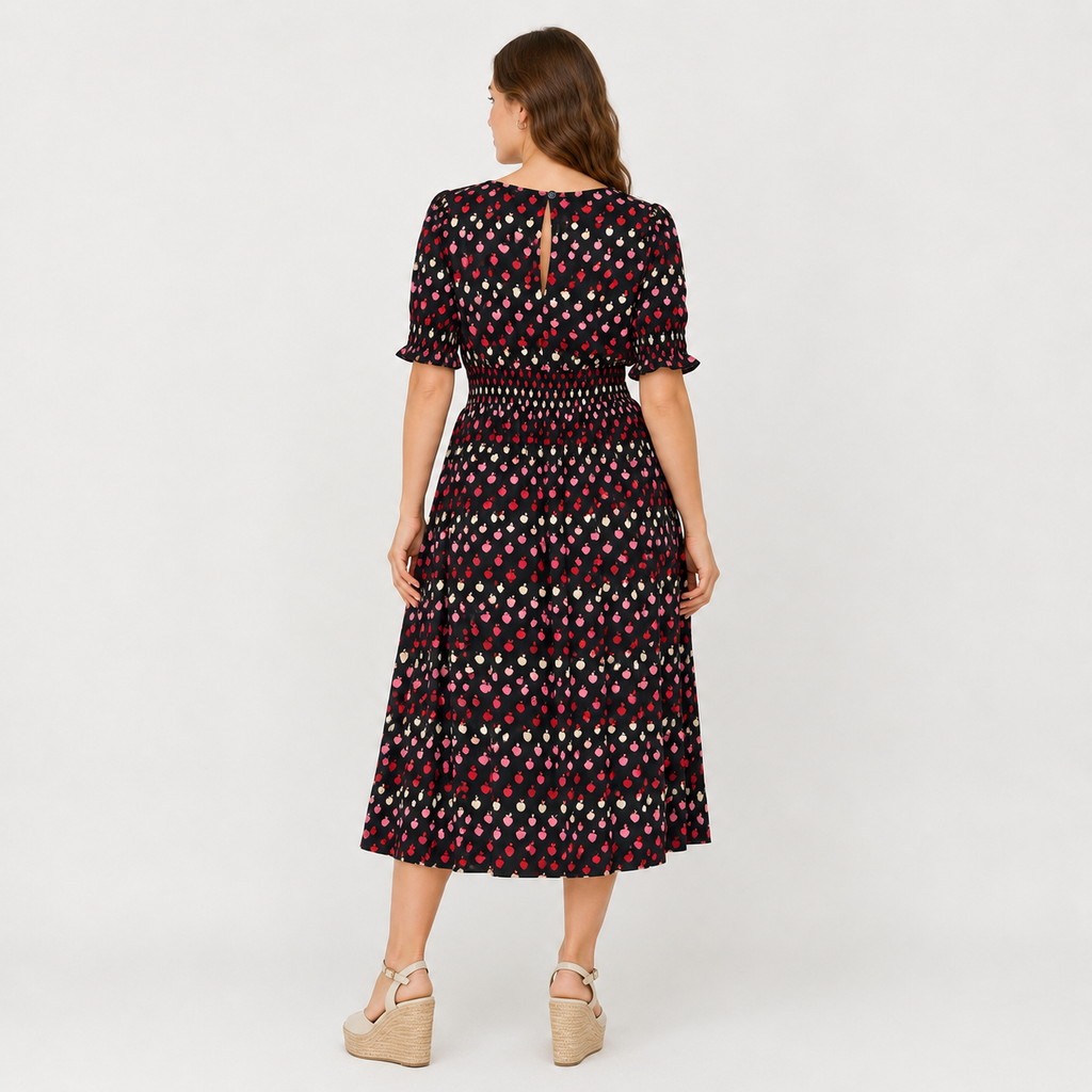 Rochie Kate Spade cu imprimeu mere