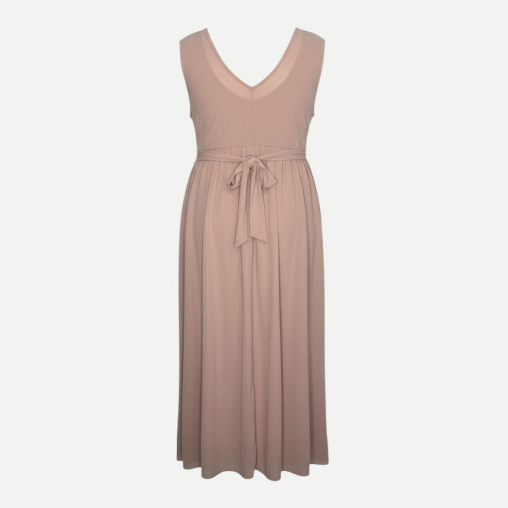 Rochie Kitana Lungă Roz pudrat