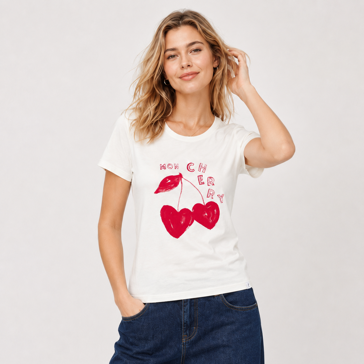 Tricou Fabienne Chapot cu imprimeu cherry