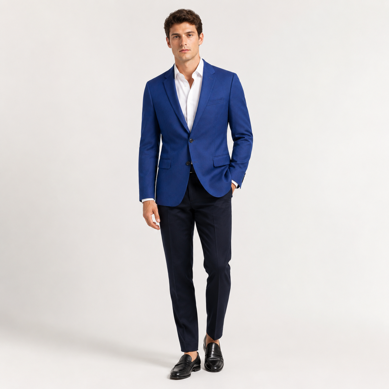 Sacou United Colors Of Benetton albastru