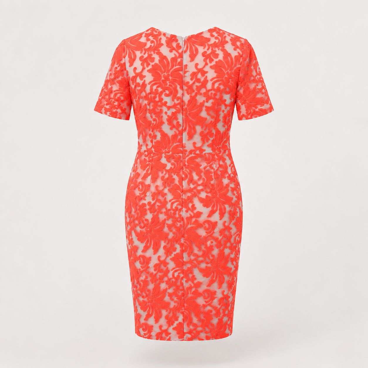 Rochie Topshop corai cu dantelă florală