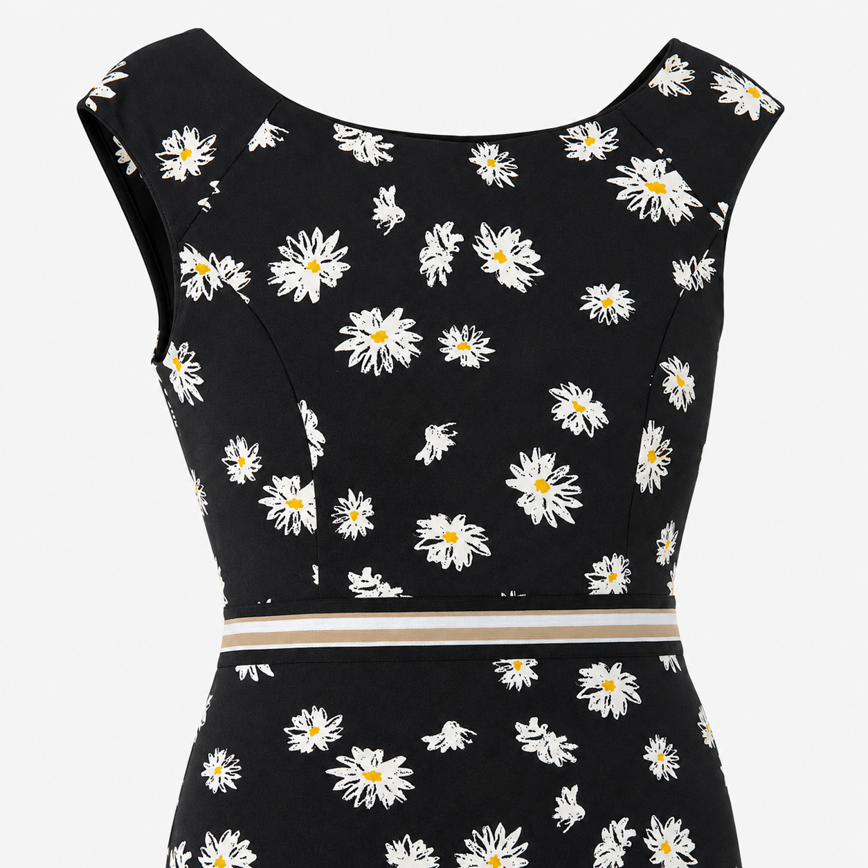 Rochie s.Oliver Black Label neagră cu imprimeu floral