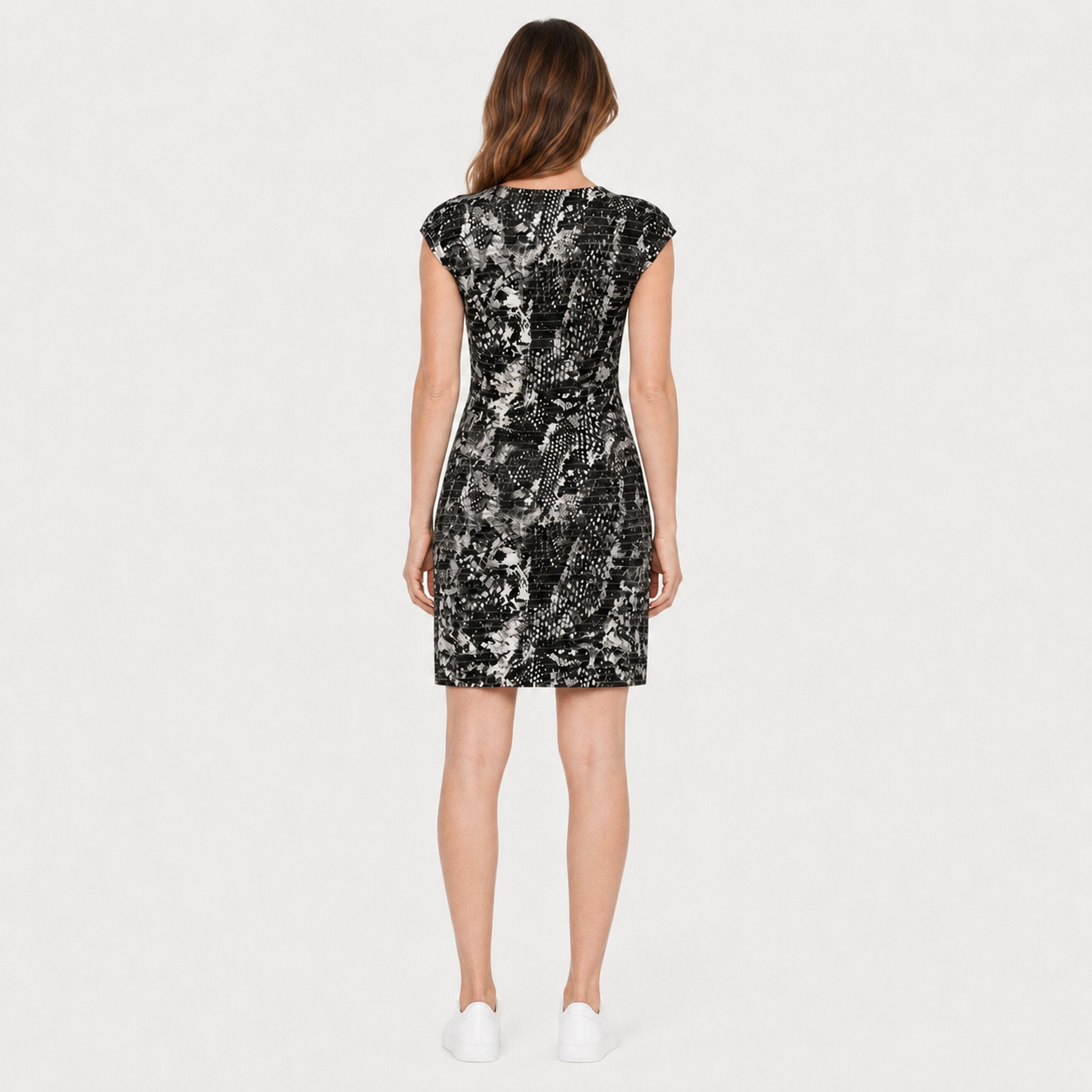 Rochie Desigual Erico cu imprimeu abstract