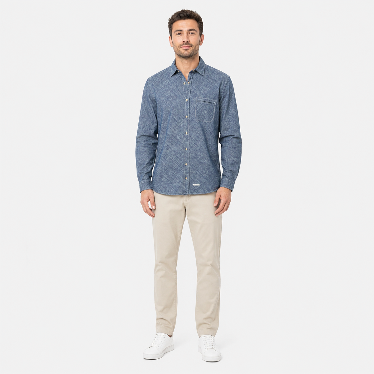Cămașă Marc O’Polo Cotton Slub Shaped Fit