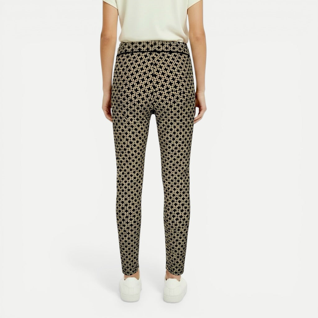 Colanți H&M x Richard Allan cu imprimeu geometric