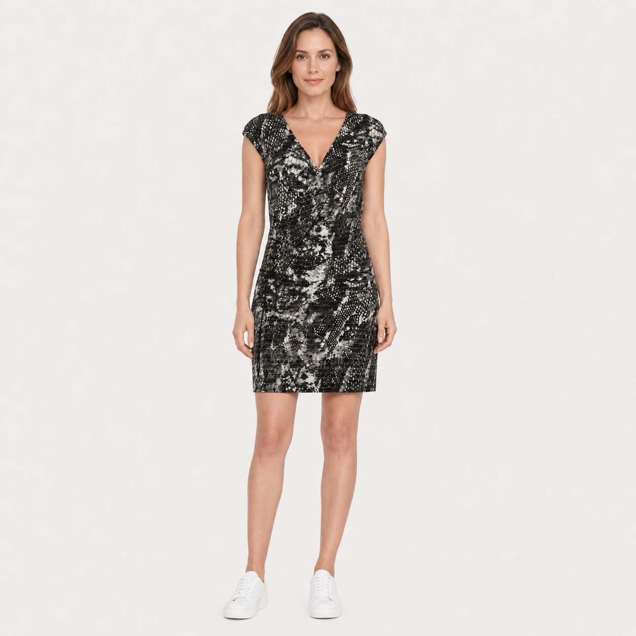 Rochie Desigual Erico cu imprimeu abstract