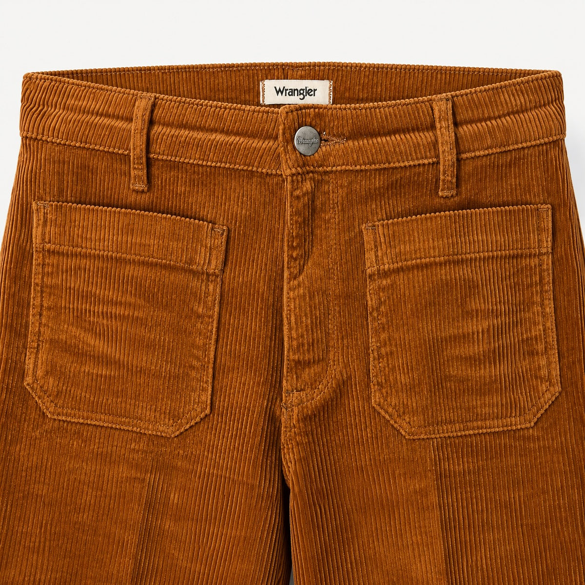 Pantaloni Wrangler Flare din catifea reiată