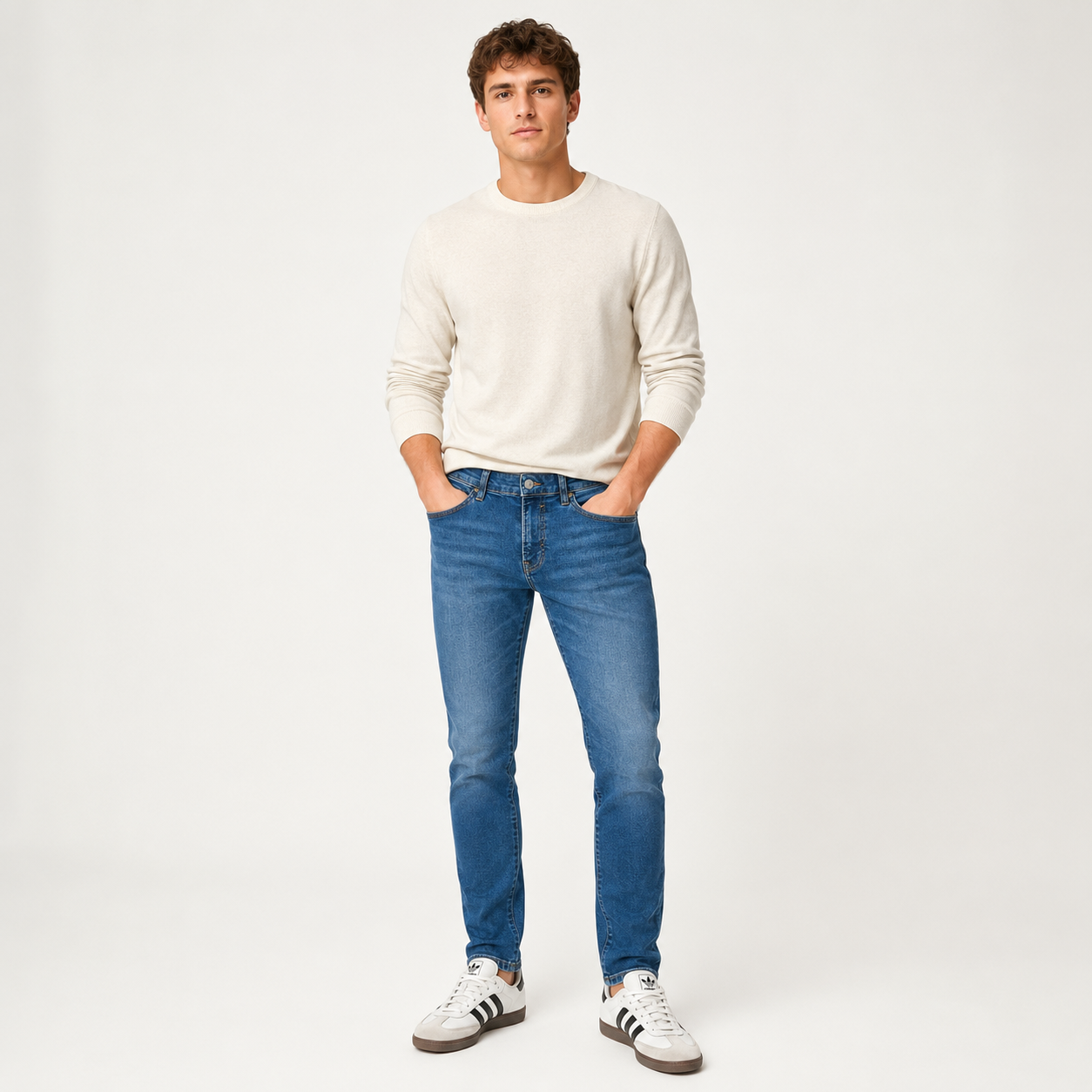 Blugi Esprit slim fit albaștri