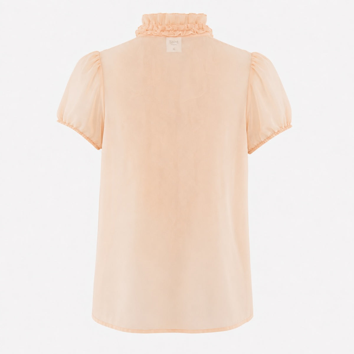 Bluză Saint Tropez peach cu volane