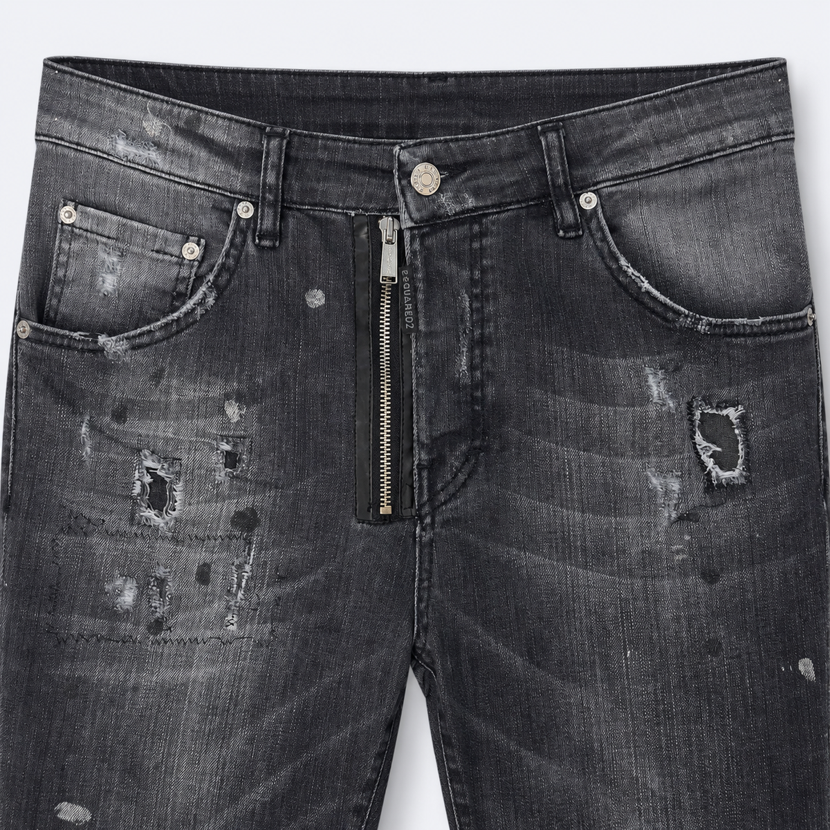 Blugi Dsquared2 Cool Guy negri distressed