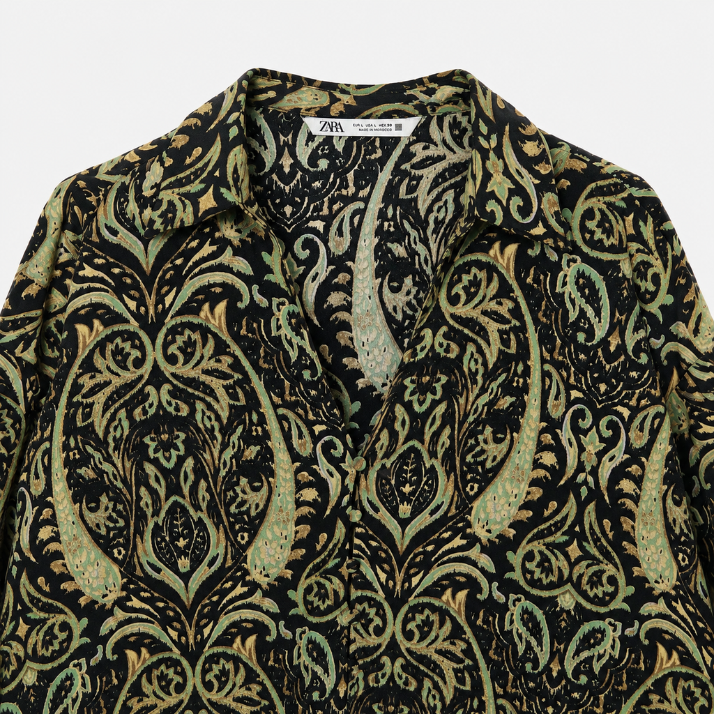 Bluză Zara cu imprimeu paisley