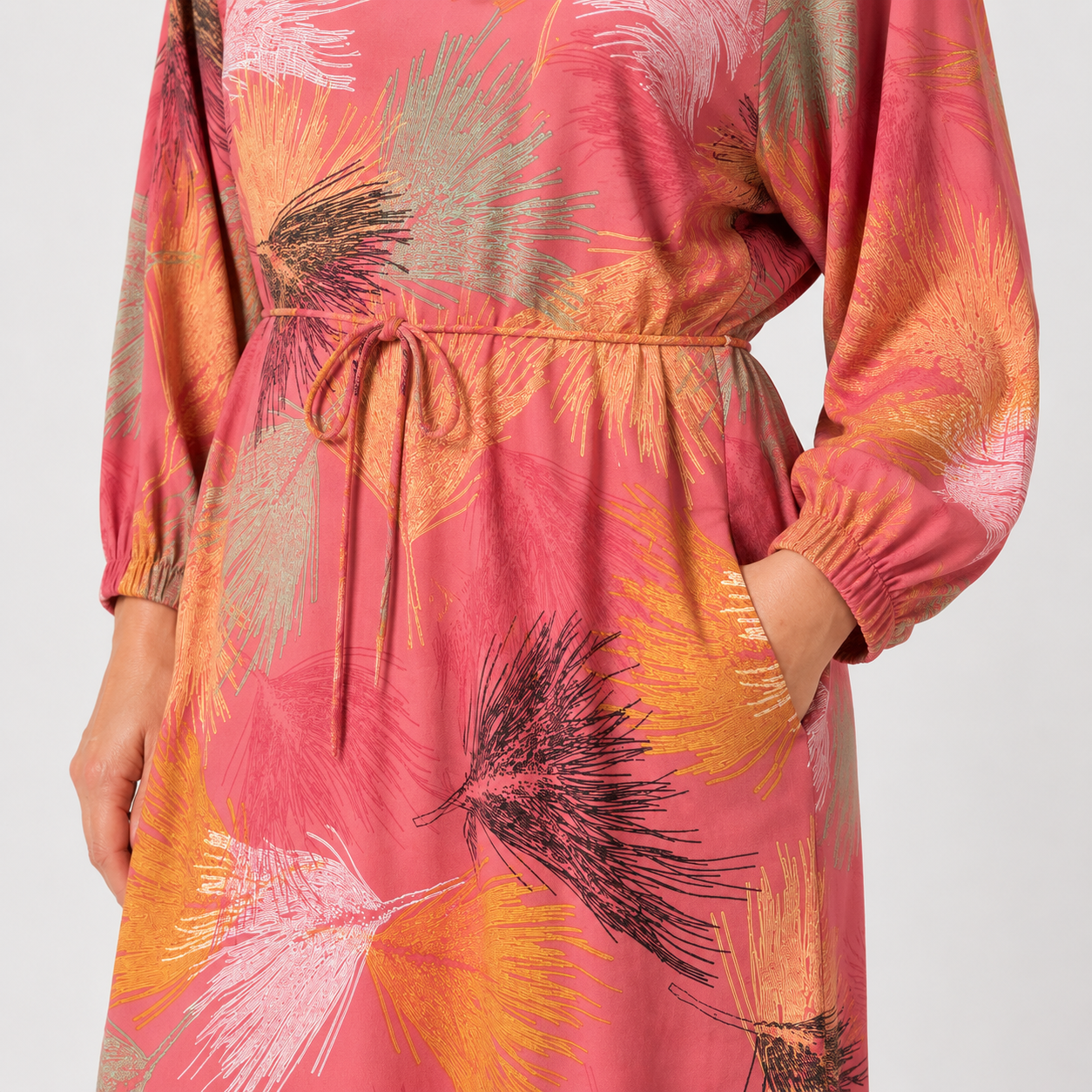 Rochie s.Oliver Black Label cu imprimeu abstract
