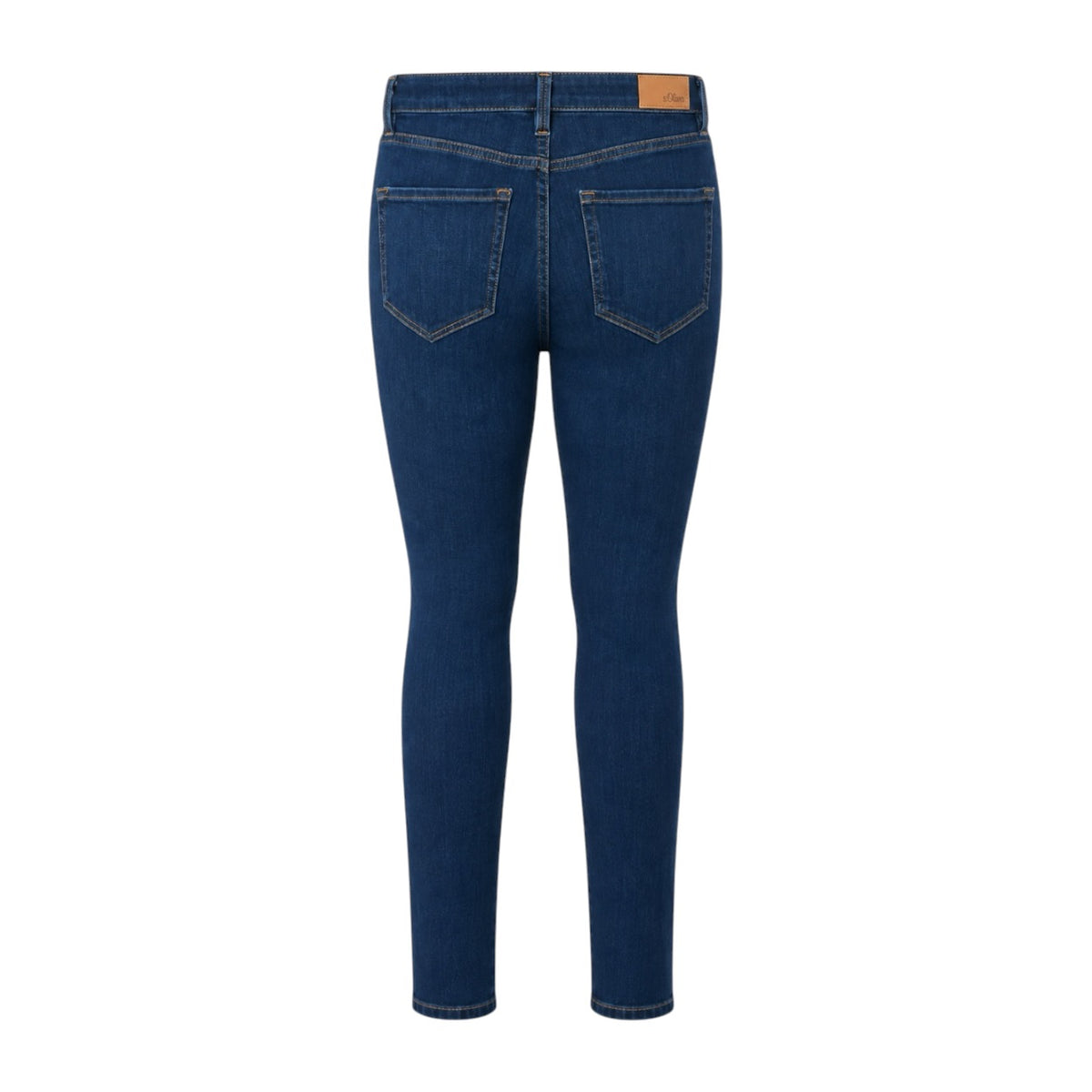 Blugi s.Oliver Izabell Bi-Stretch albastru închis High Rise Skinny