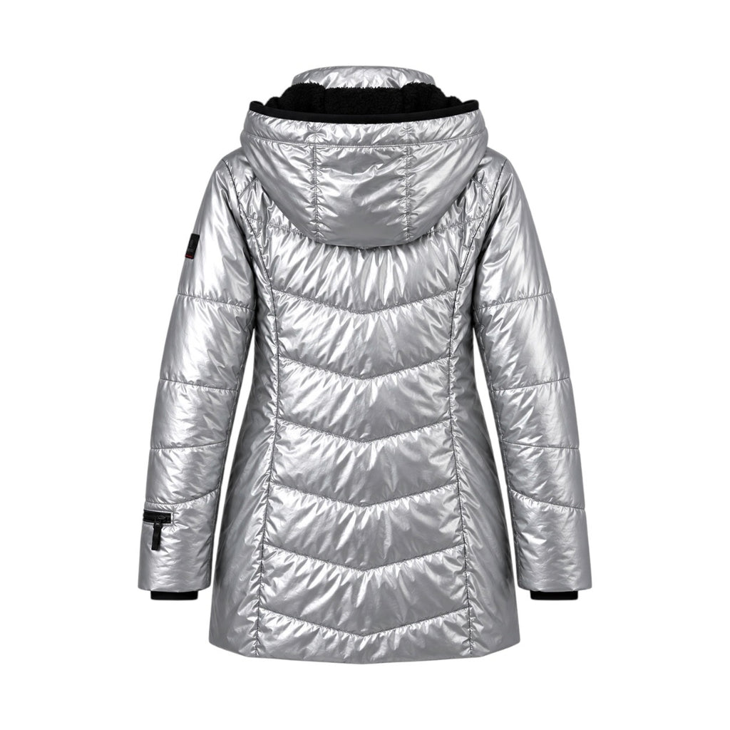 Geacă Bogner Fire+Ice Irma argintie, vedere din spate produs